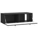 Væghængt TV-skab Sort 98 x 41 x 30 cm Konstrueret træ