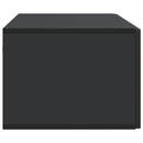 Væghængt TV-skab Sort 98 x 41 x 30 cm Konstrueret træ