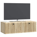 Væghængt TV-skab Sonoma-eg 98 x 41 x 30 cm Konstrueret træ