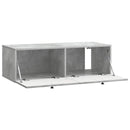 Væghængt TV-skab Betongrå 98 x 41 x 30 cm Konstrueret træ