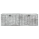 Væghængt TV-skab Betongrå 98 x 41 x 30 cm Konstrueret træ