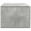 Væghængt TV-skab Betongrå 98 x 41 x 30 cm Konstrueret træ