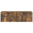 Væghængt TV-skab Røget eg 98 x 41 x 30 cm Konstrueret træ
