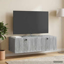Væghængt TV-skab Grå sonoma-eg 98 x 41 x 30 cm Konstrueret træ