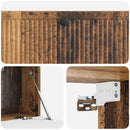 Væghængt TV-skab Gammelt træ 98 x 41 x 30 cm Konstrueret træ