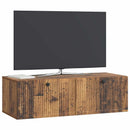Væghængt TV-skab Gammelt træ 98 x 41 x 30 cm Konstrueret træ