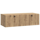 Væghængt TV-skab Artisan-eg 98 x 41 x 30 cm Konstrueret træ