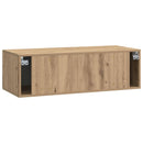 Væghængt TV-skab Artisan-eg 98 x 41 x 30 cm Konstrueret træ