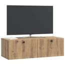 Væghængt TV-skab Artisan-eg 98 x 41 x 30 cm Konstrueret træ