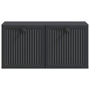 Væghængt TV-skab Sort 59,5 x 31 x 30 cm Konstrueret træ