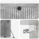 Væghængt TV-skab Betongrå 59,5 x 31 x 30 cm Konstrueret træ