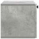 Væghængt TV-skab Betongrå 59,5 x 31 x 30 cm Konstrueret træ