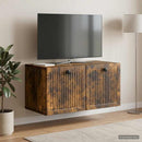 Væghængt TV-skab Røget eg 59,5 x 31 x 30 cm Konstrueret træ