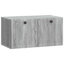 Væghængt TV-skab Vægmonteret Grå sonoma-eg 59,5 x 31 x 30 cm