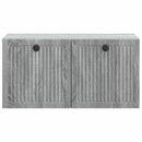 Væghængt TV-skab Vægmonteret Grå sonoma-eg 59,5 x 31 x 30 cm