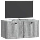 Væghængt TV-skab Vægmonteret Grå sonoma-eg 59,5 x 31 x 30 cm
