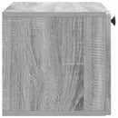 Væghængt TV-skab Vægmonteret Grå sonoma-eg 59,5 x 31 x 30 cm