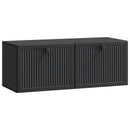 Væghængt TV-skab Sort 78,5 x 31 x 30 cm Konstrueret træ
