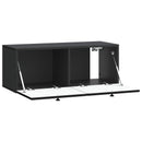 Væghængt TV-skab Sort 78,5 x 31 x 30 cm Konstrueret træ