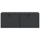 Væghængt TV-skab Sort 78,5 x 31 x 30 cm Konstrueret træ
