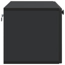 Væghængt TV-skab Sort 78,5 x 31 x 30 cm Konstrueret træ