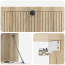 Væghængt TV-skab Sonoma-eg 78,5 x 31 x 30 cm Konstrueret træ