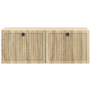 Væghængt TV-skab Sonoma-eg 78,5 x 31 x 30 cm Konstrueret træ