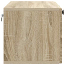 Væghængt TV-skab Sonoma-eg 78,5 x 31 x 30 cm Konstrueret træ