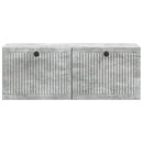 Væghængt TV-skab Betongrå 78,5 x 31 x 30 cm Konstrueret træ