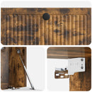 Væghængt TV-skab Røget eg 78,5 x 31 x 30 cm Konstrueret træ