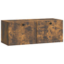 Væghængt TV-skab Røget eg 78,5 x 31 x 30 cm Konstrueret træ