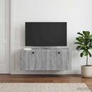 Væghængt TV-skab Vægmonteret Grå sonoma-eg 78,5 x 31 x 30 cm