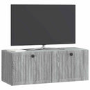 Væghængt TV-skab Vægmonteret Grå sonoma-eg 78,5 x 31 x 30 cm
