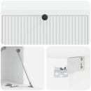 Væghængt TV-skab Hvid 98 x 31 x 30 cm Konstrueret træ