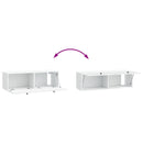 Væghængt TV-skab Hvid 98 x 31 x 30 cm Konstrueret træ