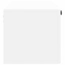 Væghængt TV-skab Hvid 98 x 31 x 30 cm Konstrueret træ