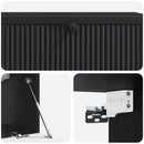 Væghængt TV-skab Sort 98 x 31 x 30 cm Konstrueret træ