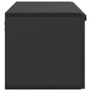 Væghængt TV-skab Sort 98 x 31 x 30 cm Konstrueret træ