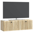 Væghængt TV-skab Sonoma-eg 98 x 31 x 30 cm Konstrueret træ