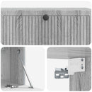 Væghængt TV-skab Grå sonoma-eg 98 x 31 x 30 cm Konstrueret træ