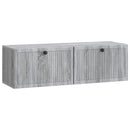 Væghængt TV-skab Grå sonoma-eg 98 x 31 x 30 cm Konstrueret træ