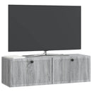 Væghængt TV-skab Grå sonoma-eg 98 x 31 x 30 cm Konstrueret træ
