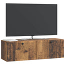 Væghængt TV-skab Gammelt træ 98 x 31 x 30 cm Konstrueret træ