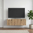 Væghængt TV-skab 98 x 31 x 30 cm Artisan-eg Konstrueret træ