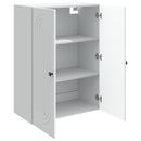 Vægmonteret skab Hvid 66 x 34,5 x 90 cm Konstrueret træ