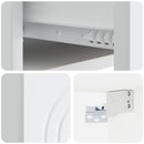 Væghængt Natbord 2 pcs Hvid 33 x 34,5 x 20 cm Konstrueret træ
