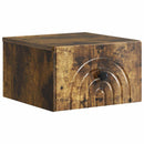 Væghængt Natbord med skuffe 2 pcs Røget eg 33 x 34,5 x 20 cm