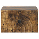 Væghængt Natbord med skuffe 2 pcs Røget eg 33 x 34,5 x 20 cm