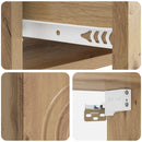 Væghængt Natbord med skuffe 2 pcs Artisan-eg 33 x 34,5 x 20 cm