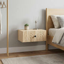 Væghængt Natbord med skuffe 2 pcs Sonoma-eg 49 x 34,5 x 20 cm